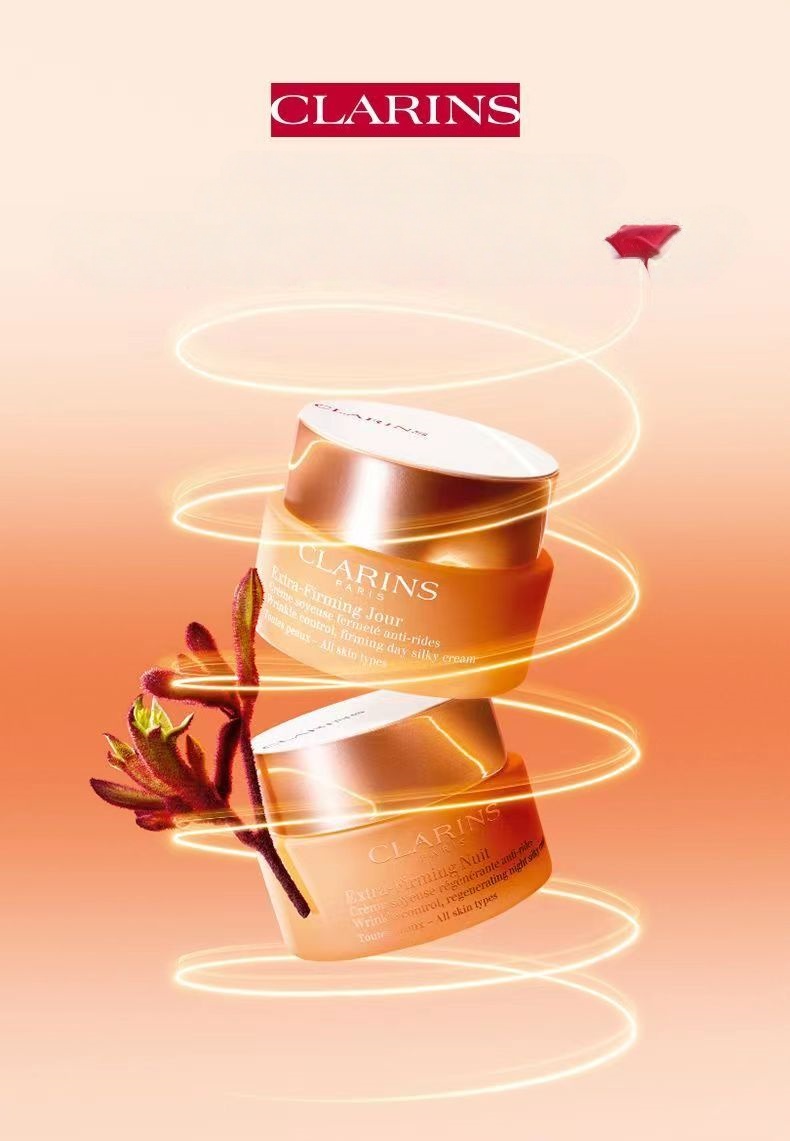 Clarins Spring day and night frost two-piece set